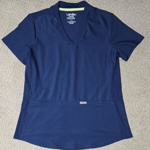 NWOT Small Landau Women's Navy Top